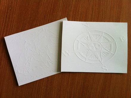 Доска для тиснения Sailing Ship/Compass от Cheery Lynn Designs