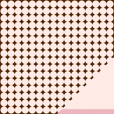 Лист двусторонней бумаги от American Crafts - Pebbles Paper - New Addition Girl - Sweet Dreams - Embossed Finish