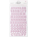 Картонные стикеры – алфавит от Polkadot "Зефирный"