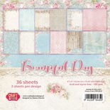 Набор односторонней скрапбумаги от от Craft&You Design - BEAUTIFUL DAY, 15,2x 15,2 см, 36 шт