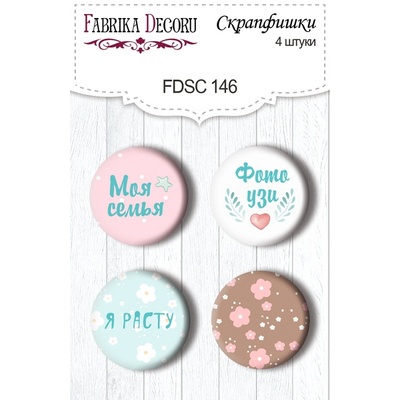 Набор скрапфишек Фабрика Декору из 4 шт. FDSC 146