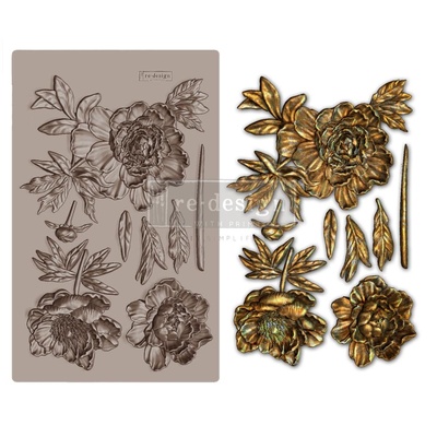 Молды силиконовые от Prima - Wild Rose - Redesign mould 5X8