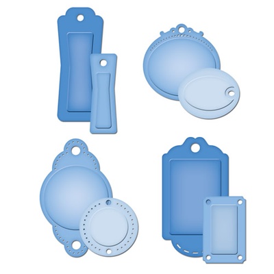 Лезвия Spellbinders - Framed Tags One, 8 шт.