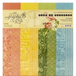 Набор скрапбумаги Graphic 45 - Lost In Paradise, 30х30 см, 16 листов, фоновая