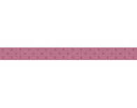 Лента в горошек BoBunny - Raspberry Double Dot, ширина 1 см, длина 90 см