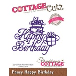 Лезвие CottageCutz - Fancy Happy Birthday