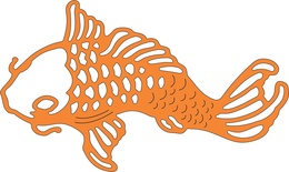 Лезвие Koi Fish от Cheery Lynn Designs