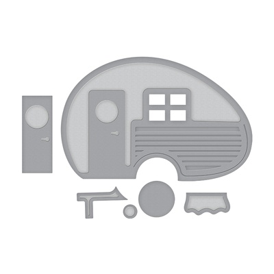 Ножи от Spellbinders - Die D-Lites Build a Camper Etched Dies