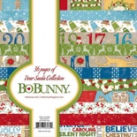 Набор двусторонней бумаги BoBunny - Dear Santa - Paper Pad, размер 15х15 см, 36 листов