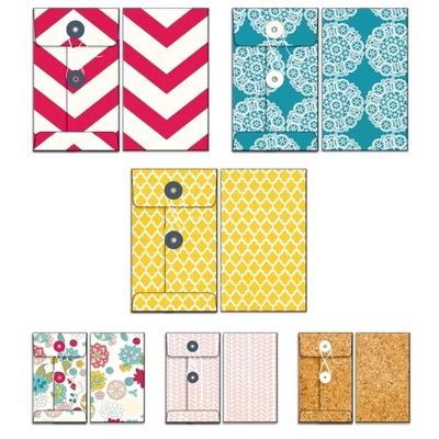 Набор конвертов Fancy Pants - What A Wonderful Day Patterned Envelopes