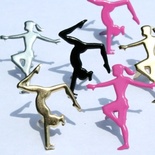 Набор брадсов Eyelet Outlet - Gymnast / Dance Brads , 12 штук