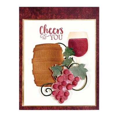 Нож для вырубки от Spellbinders - Wine Charms