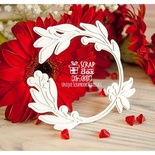 3d чипборд ScrapBox - Рамочка лиственная Dr-005