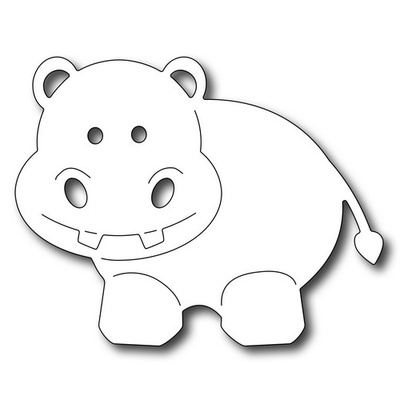 Лезвие Frantic Stamper - Precision Die - Baby Hippo