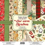 Набор скрапбумаги Our warm Christmas, ТМ Фабрика Декора