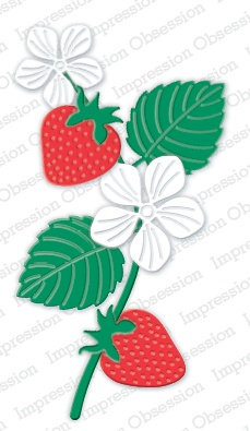 Нож для вырубки от Impression Obsession - Strawberry Set