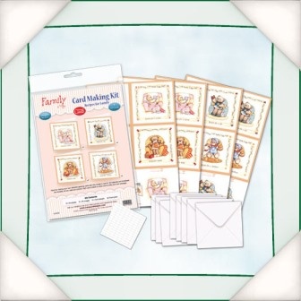Заготовки для открытки от Flower Soft - Recipes for Family - Card Making Kit