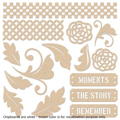 Чіпборд від 7 Dots Studio - Illumination - Chipboards