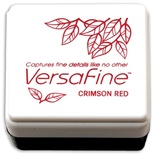 Пигментные быстросохнущие чернила Tsukineko - VersaFine 1in Cube Pads Crimson Red