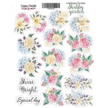 Набор наклеек (стикеров) № 032, Shabby garden, ТМ Фабрика Декору