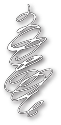 Нож для вырубки от Poppystamps - Scribble Flourish
