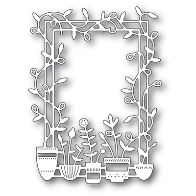 Штампы от Memory Box - Spring Pots Frame