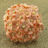 Цветочки  Sweetheart, персиковый, 15мм, 10 шт.