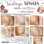 Набір скраппаперу Craft O'Clock - Vintage Sonata, 20,3X20,3 см - Basic