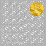Ацетатний аркуш з фольгуванням White Stars, ТМ Фабрика Декору