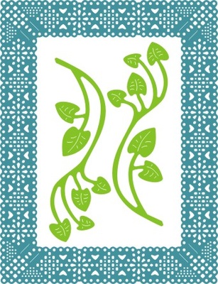 Лезвие Victoria Garden Doily Frame от Cheery Lynn Designs