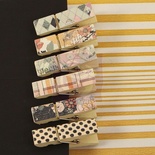 ЦЕНА СНИЖЕНА! Набор деревянных прищепок Prima - Canvas Wood Clips Rondelle