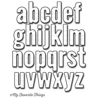 Лезвие My Favorite Things - Die-namics Little Lowercase Letters (MFT433)
