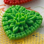Украшение Webster's Pages - Whimsy Hearts - Green, 1 шт.