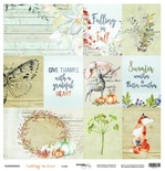 Лист односторонней бумаги от Scrapmir - Cards - Falling in Love, 30x30см