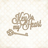 Чипборд Blue Fern Studios - Key To My Heart