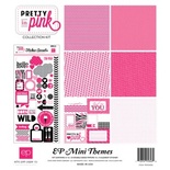 Мини-набор бумаги от Echo Park - Pretty in Pink, Mini Theme, 6+1 листов, 30х30 см, SW3105