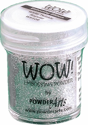 Пудра для эмбоссинга Wow - White Twinkle - Regular, 15 мл.