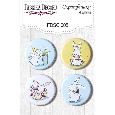 Набор скрапфишек Фабрика Декору из 4 шт. FDSC 005
