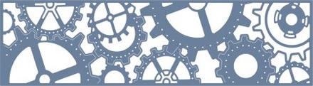 Нож для вырубки от Cheery Lynn Designs - Gear Mesh Border