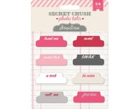 Бумажные украшения Набор декоративных ярлычков от Pink Paislee - Secret Crush Photo Tabs, 24 шт.