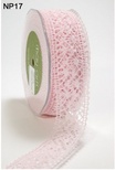 Лента от May Arts - Crochet Ribbon, цвет розовый, 3,8 см, 90 см