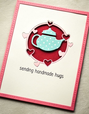 Нож для вырубки от Poppystamps - Heart Circle