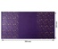 Отрез кожзама с тиснением  золотой фольгой Golden Stars Violet, 50см х 25см, ТМ Фабрика Декора