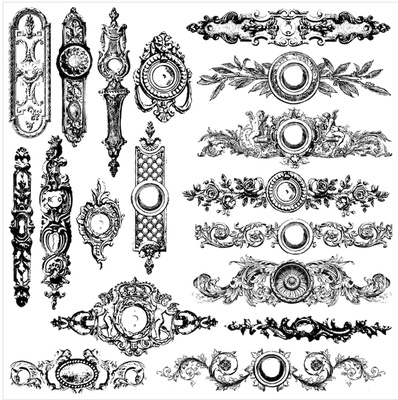 Штампы от IOD - Backplates 12x12 Decor Stamp, 30x30 см