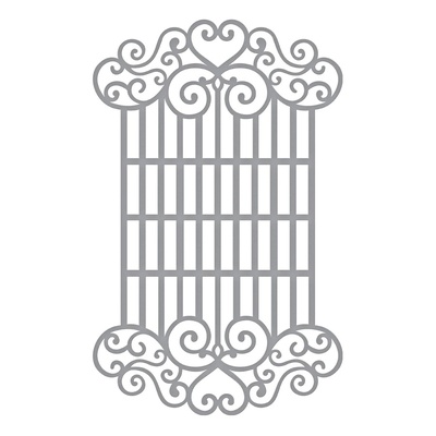 Нож для вырубки от Spellbinders - Swirl Lattice Panel
