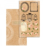 Лист скрапбумаги Studio75 - Craftlove - дизайн 06, 17х30.5 см, двусторонний