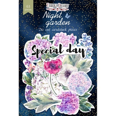 Набор высечек, коллекция Night garden 63шт,ТМ Фабрика Декора