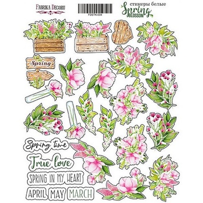 Набор наклеек Spring blossom, ТМ Фабрика Декора
