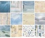Набор скрапбумаги Memories of the sea 30,5x30,5 см 10 листов, ТМ Фабрика Декора
