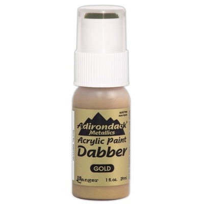 Акриловая краска Ranger - Adirondack Acrylic Paint Dabbers - Metallic Gold